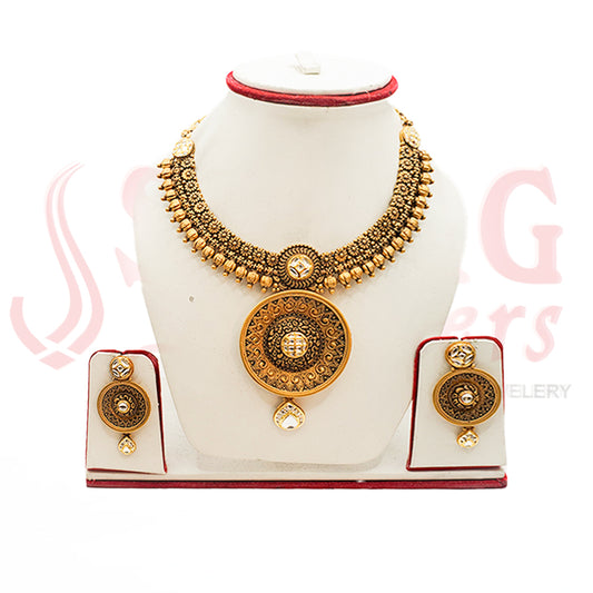 Antique Gold Necklace Set