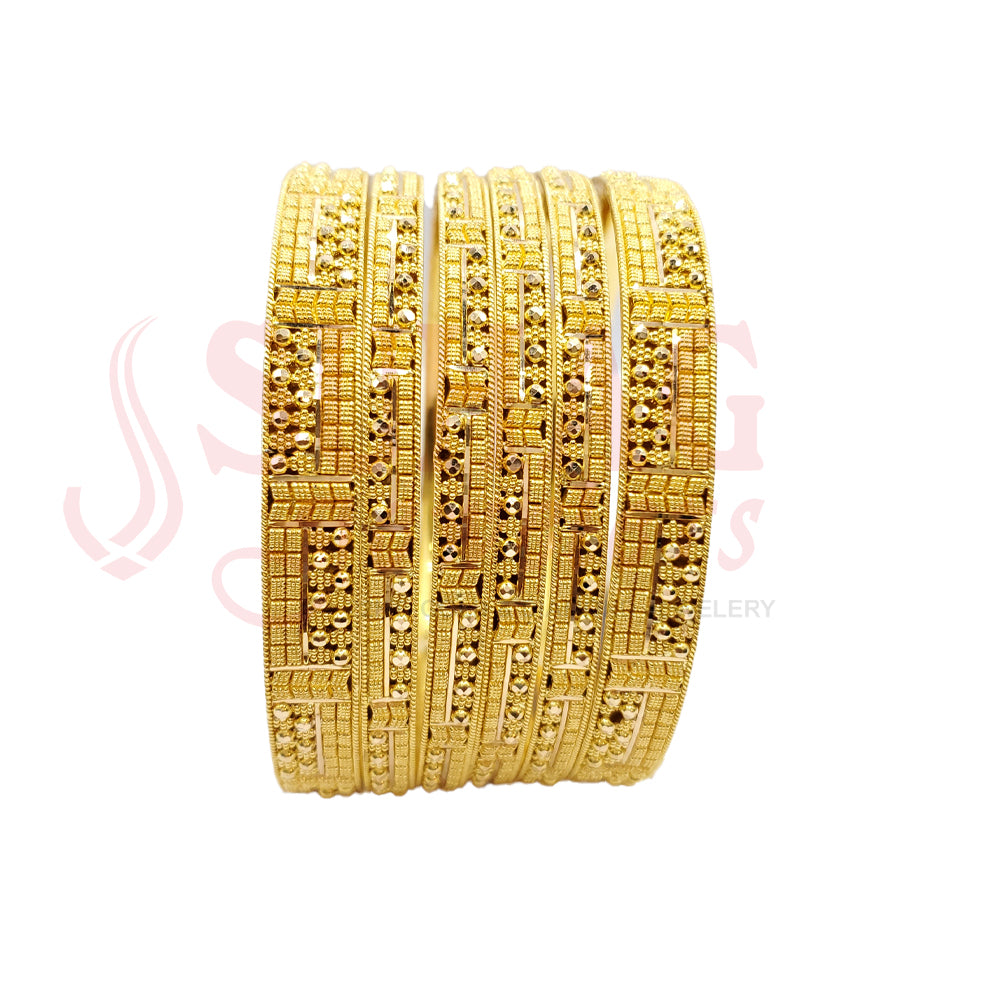 Gold Bangle Set