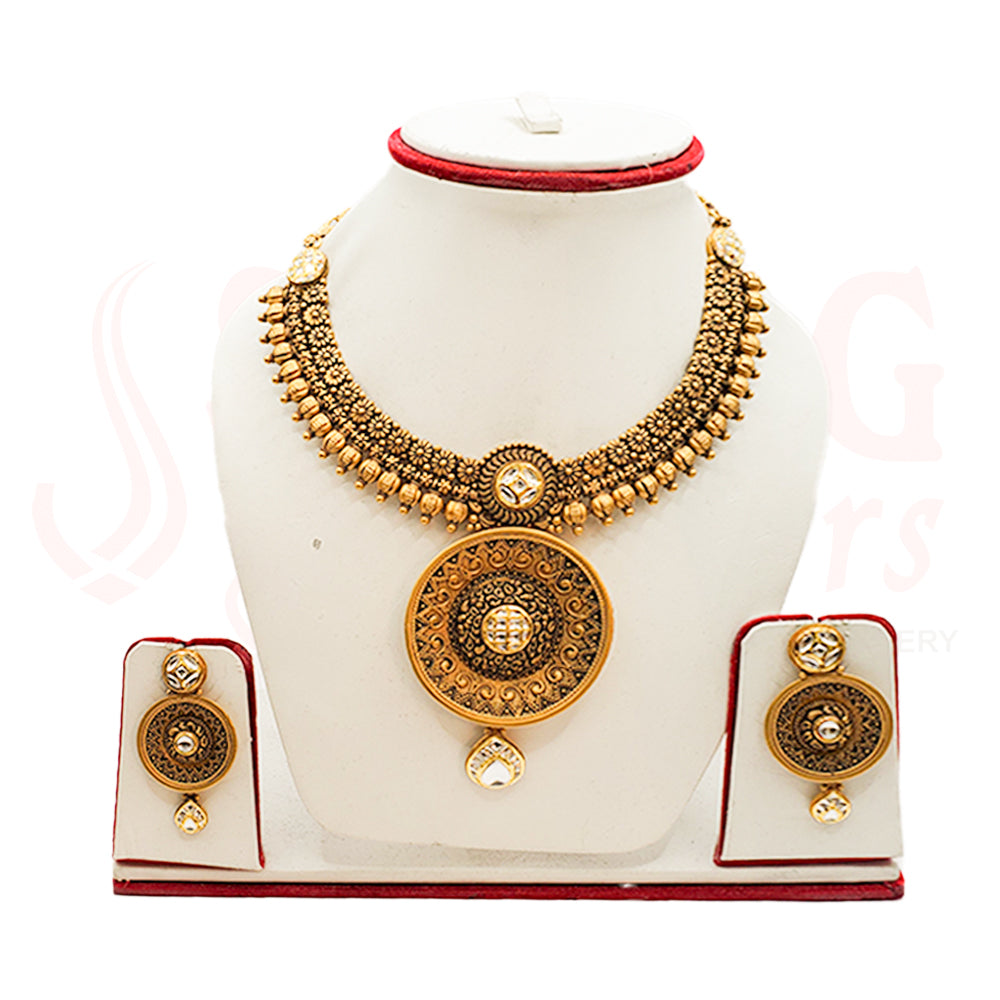 Antique Gold Necklace Set