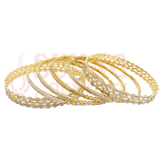 Rhodium Bangles