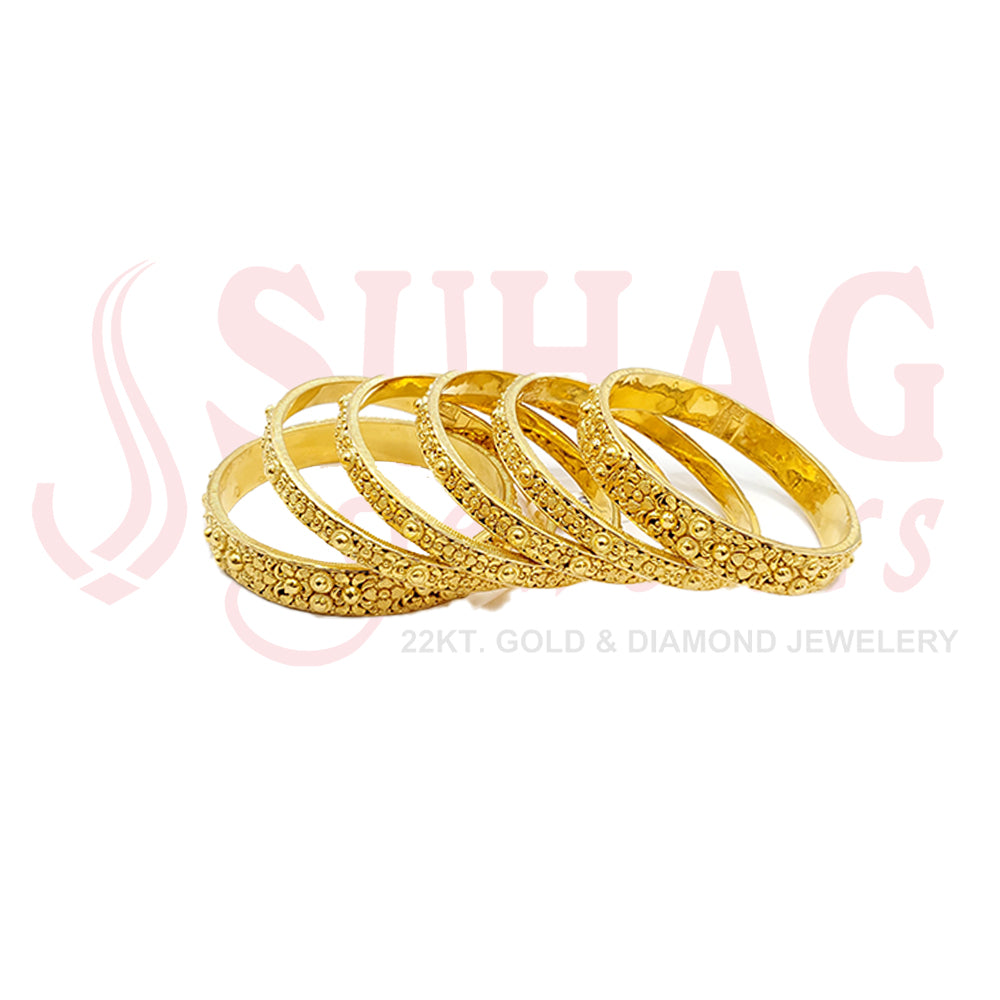 Gold Bangle Set