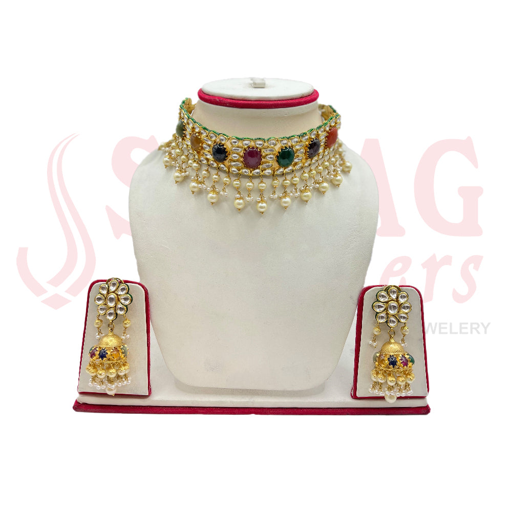 Kundan Necklace Set