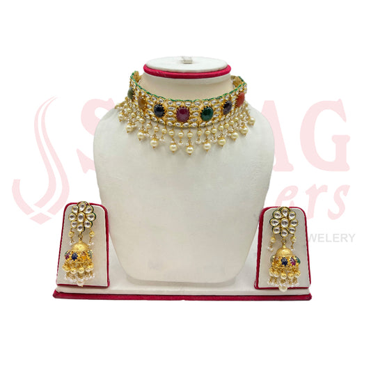 Kundan Necklace Set