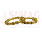 2PC Yellow Gold Bangles