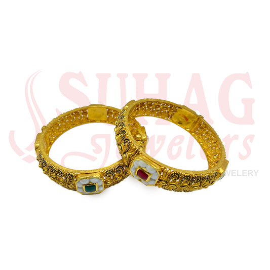 Antique Gold Bangles