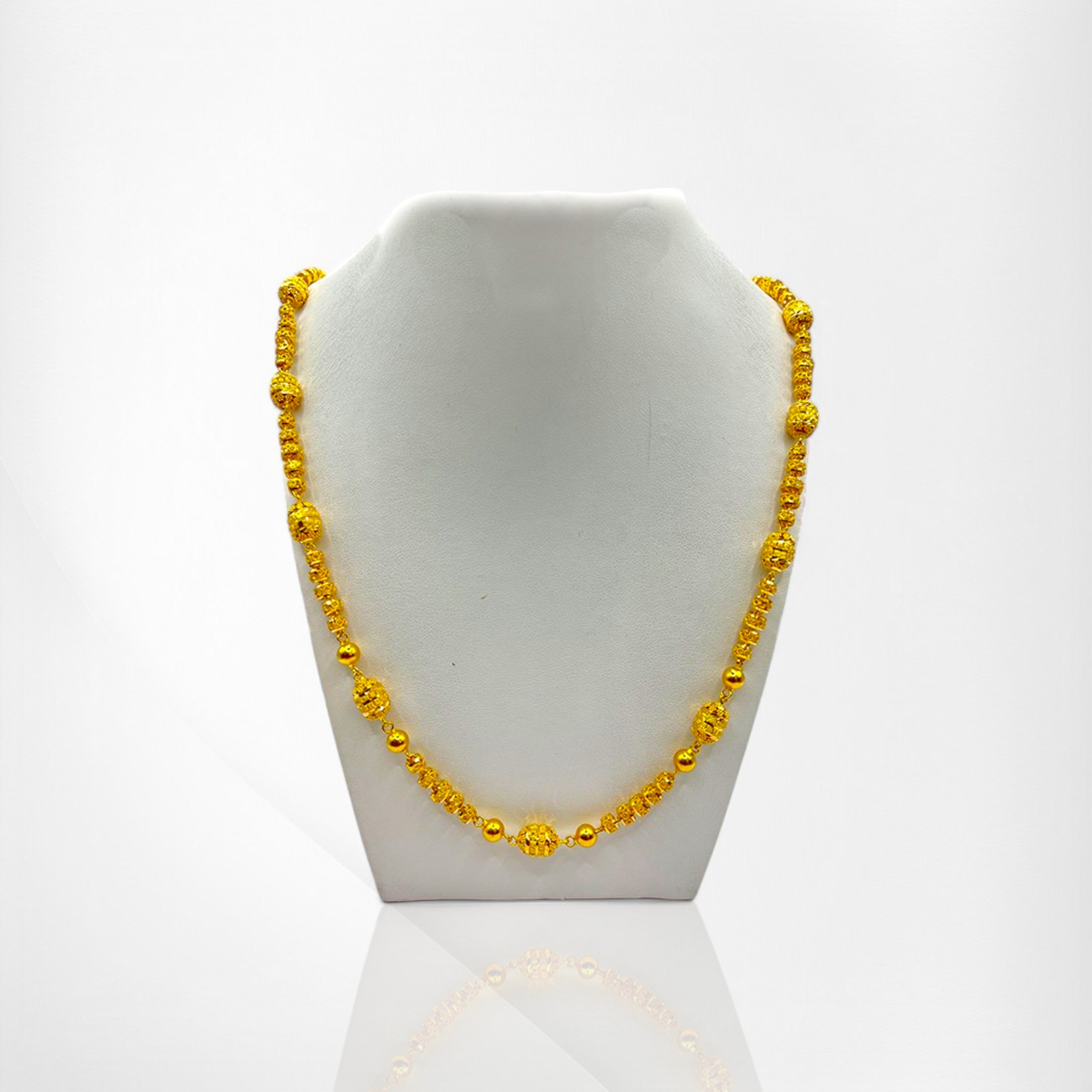 Gold Chain with Elegant Ball Design