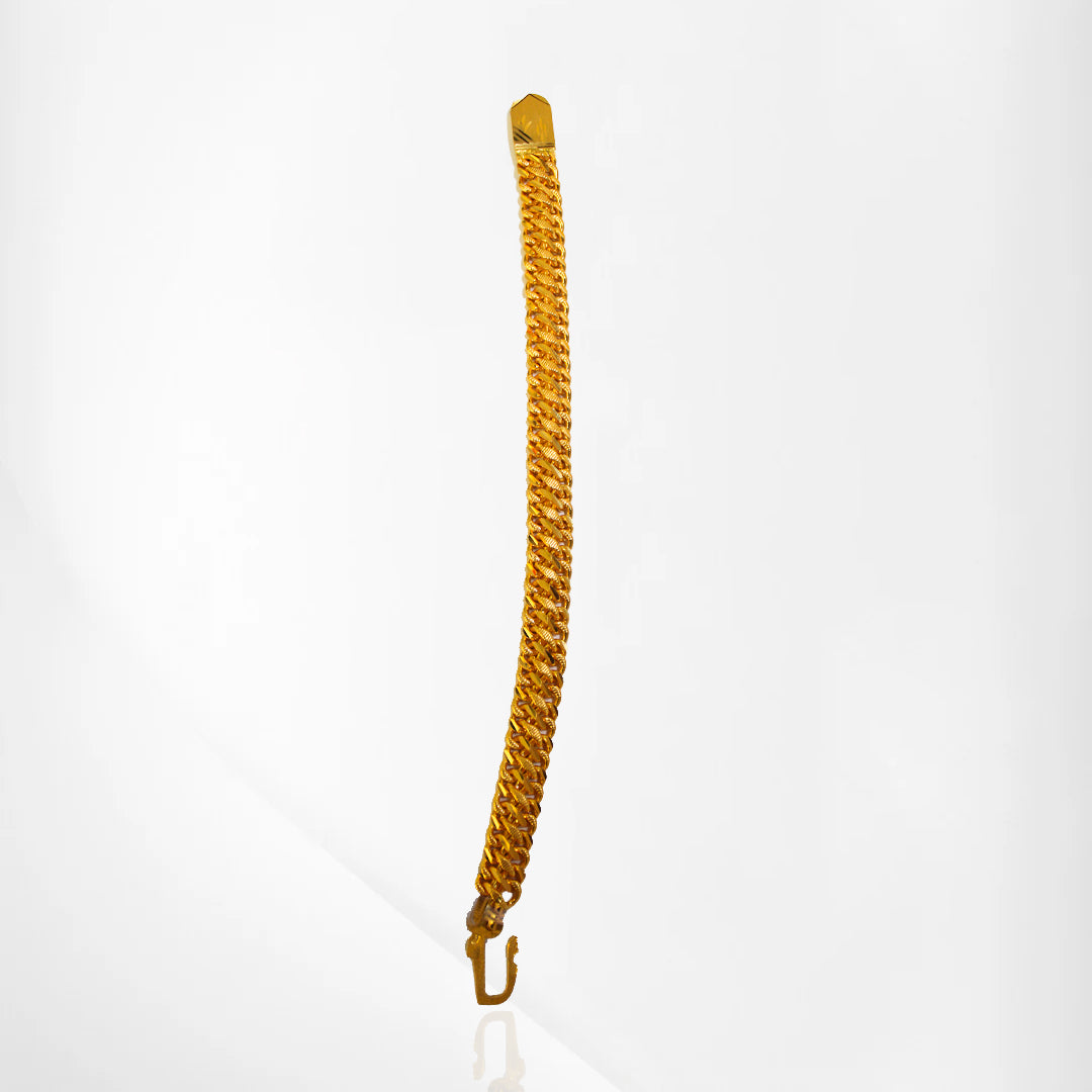 Men’s Solid Gold Bracelet – Sleek & Modern for Everyday Style