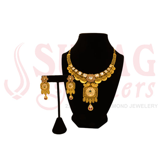 Antique Gold Necklace Set