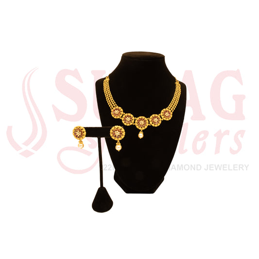 Antique Gold Necklace Set