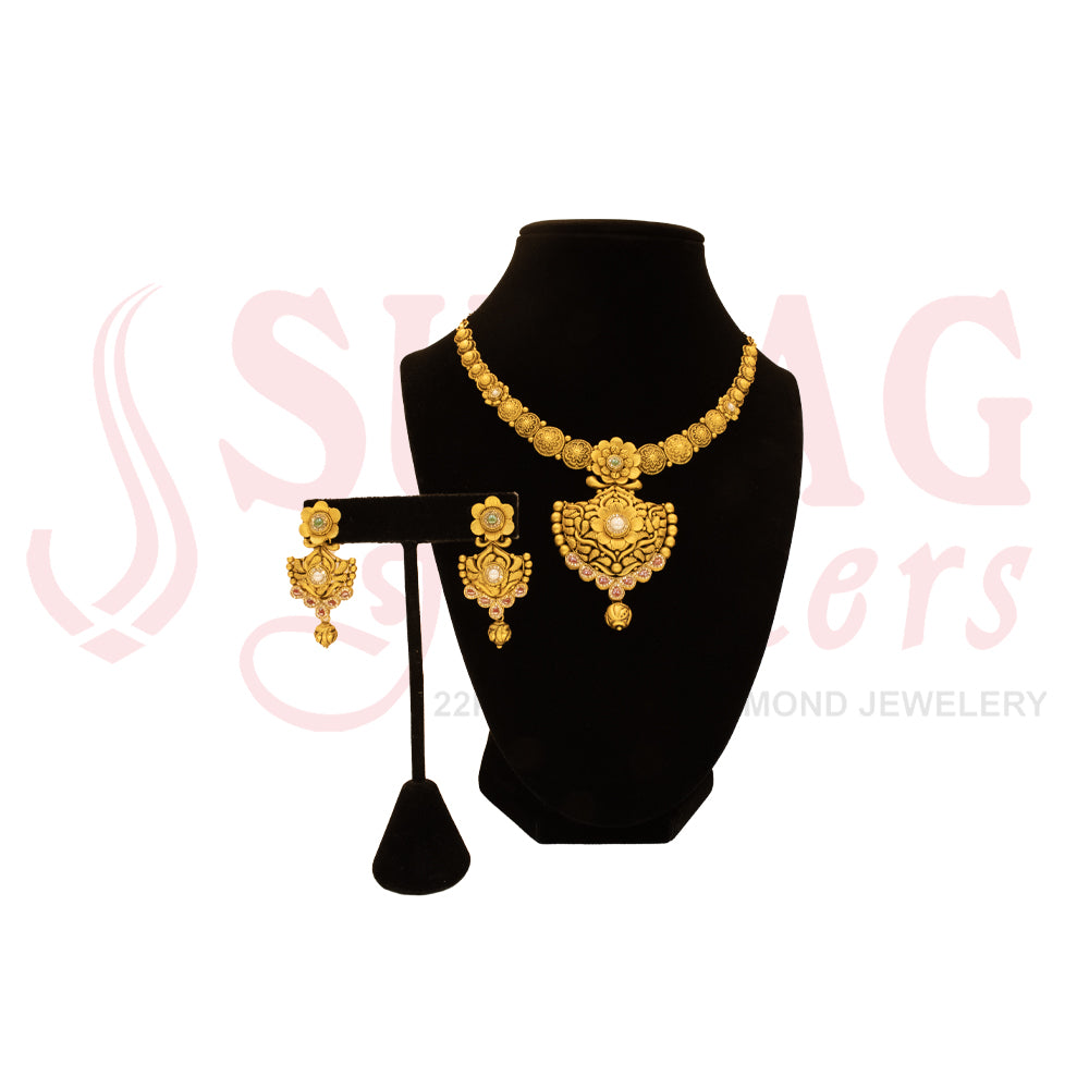 Antique Gold Necklace Set