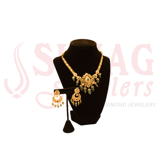 Antique Gold Necklace Set