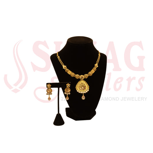 Antique Gold Necklace Set