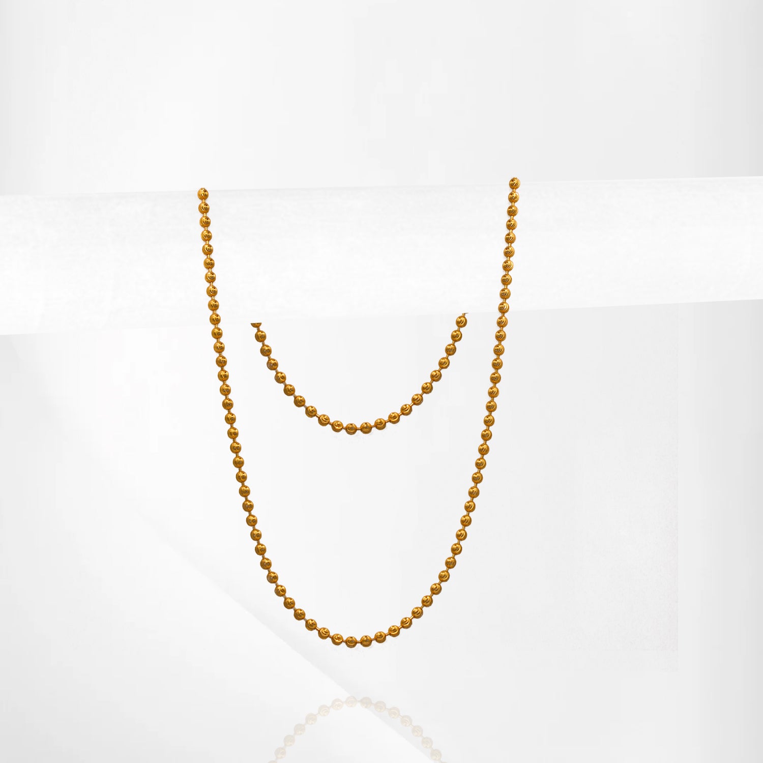 Gold Small Beads Chain for Women – Perfect for Western & Traditional Looks