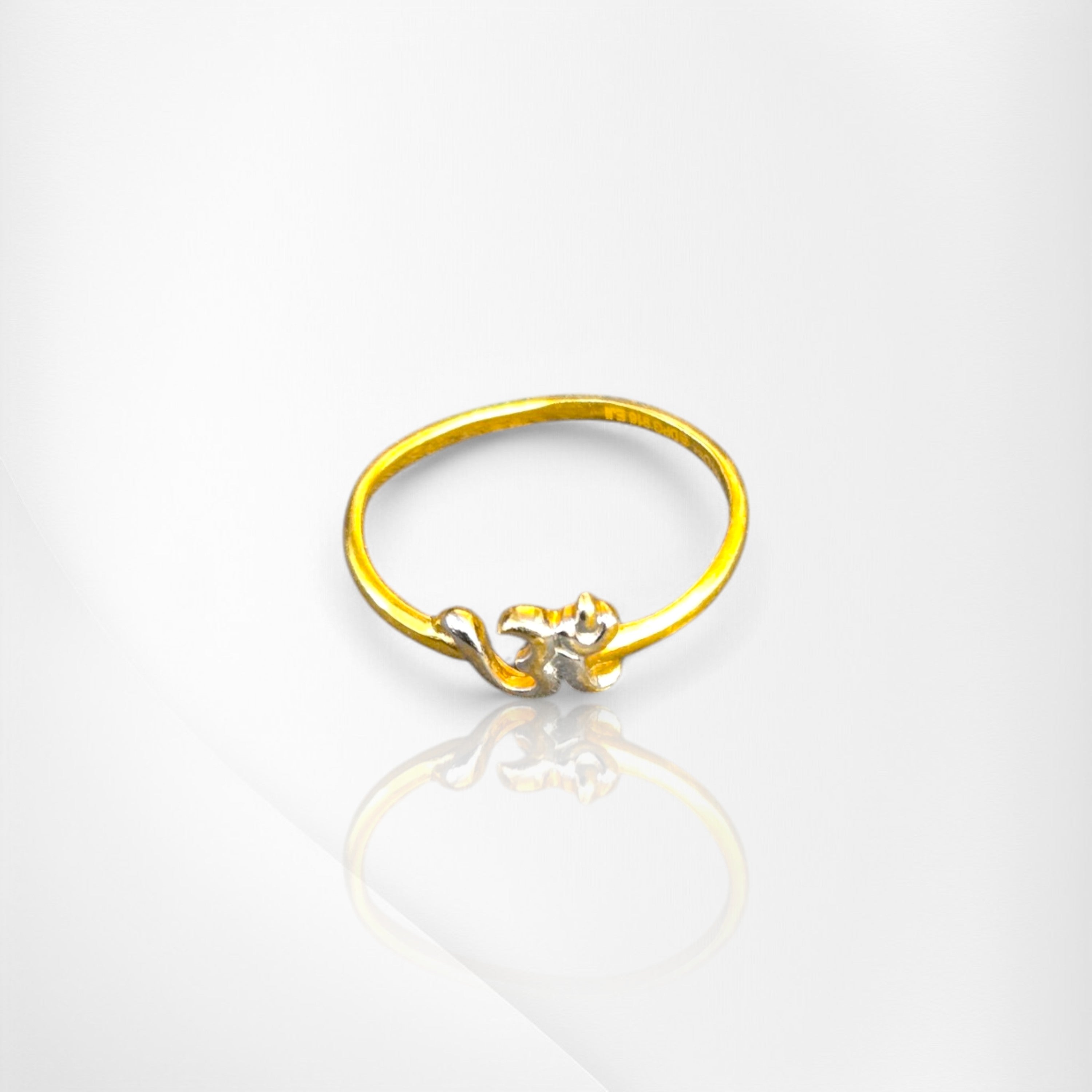 Om Divine Gold Ring - Spiritual Collection