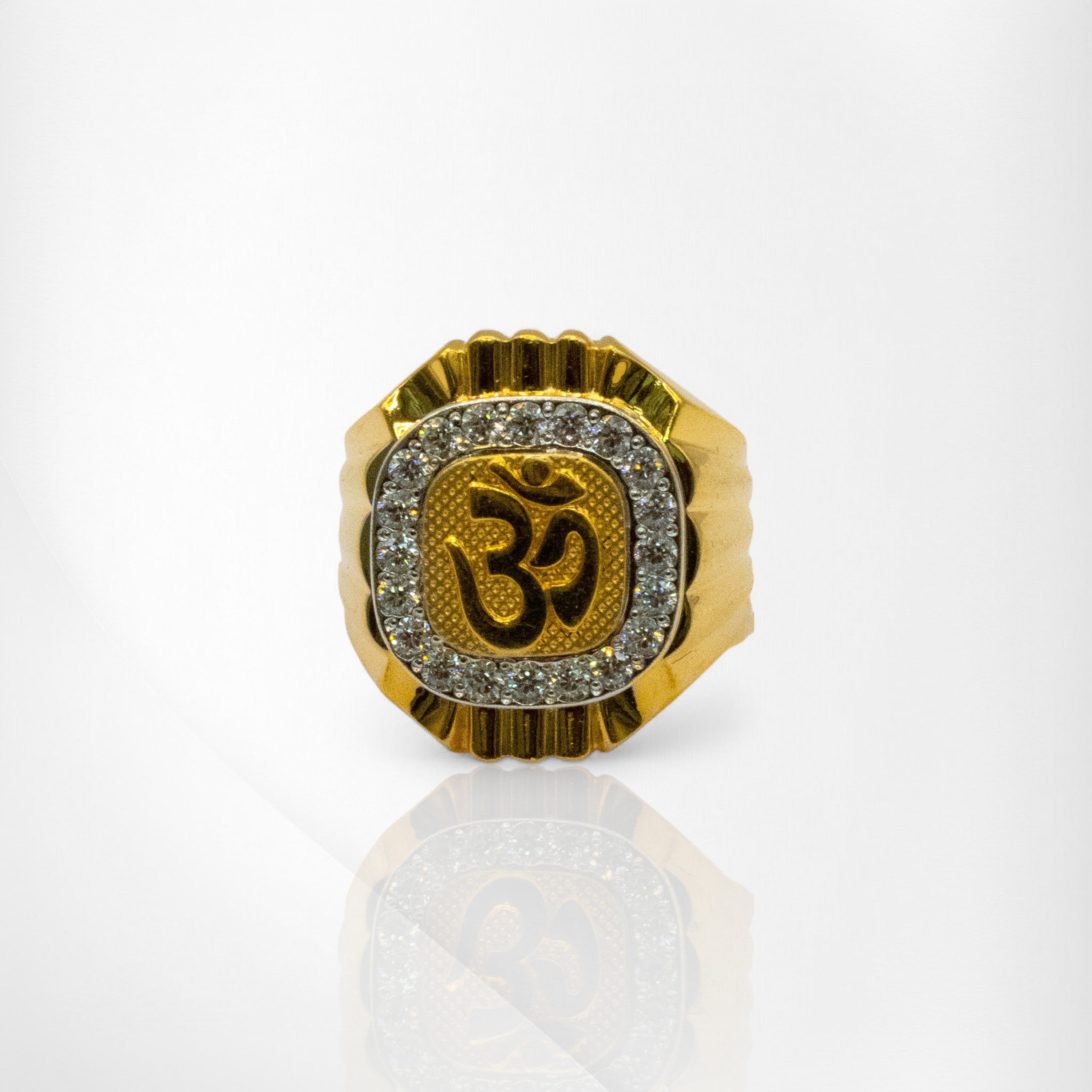 Om Spiritual Gold Ring