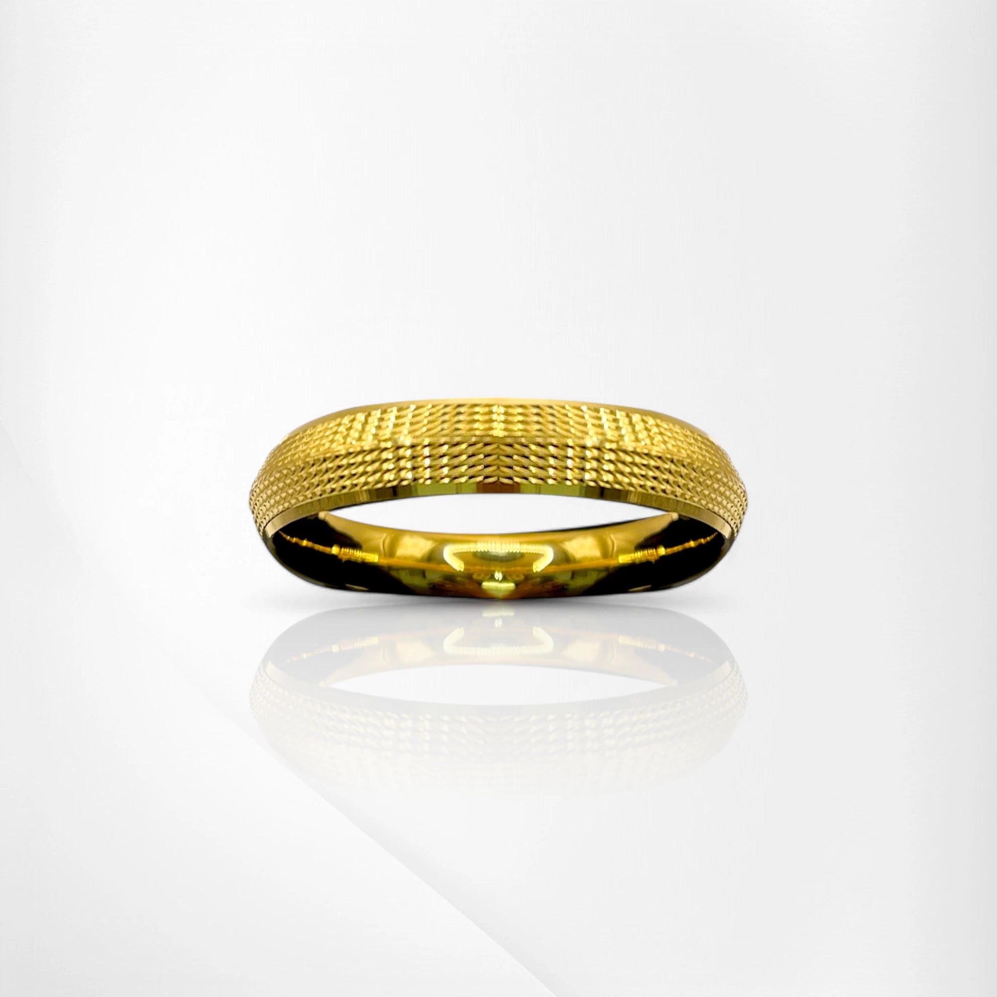 Textured Gold Band