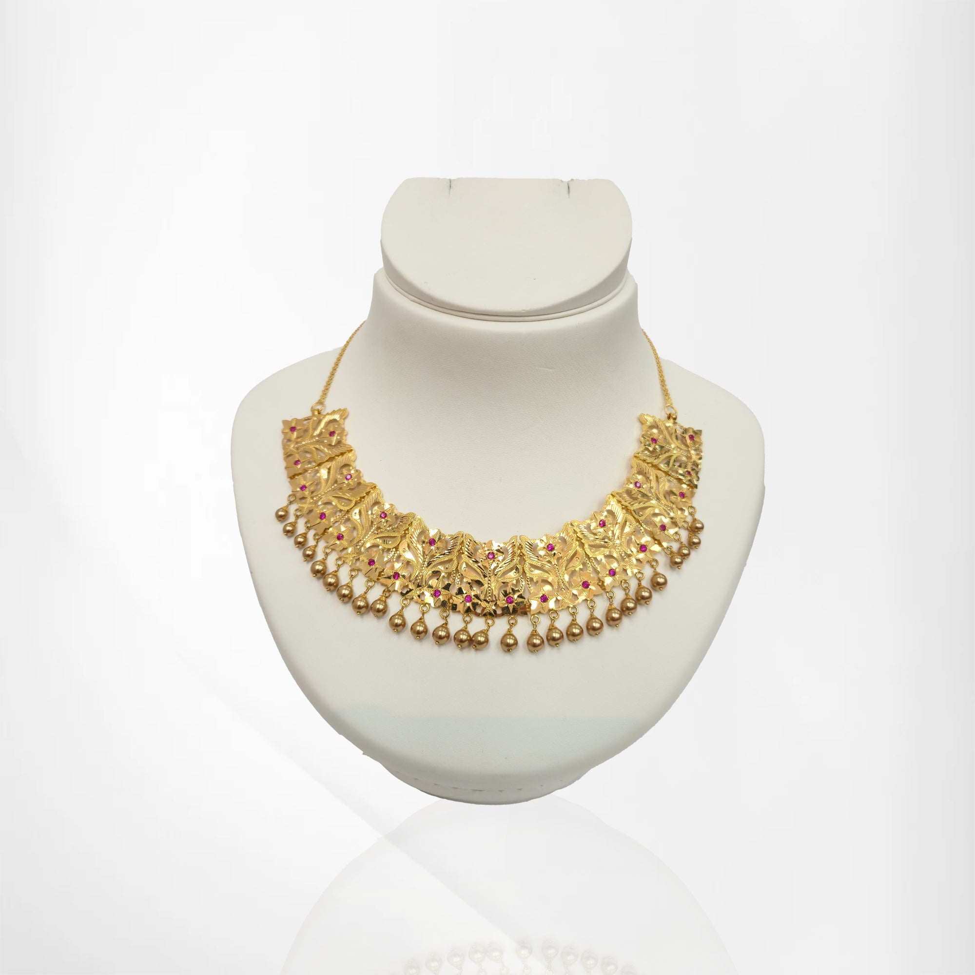 Authentic Punjabi Gold Pearl Set