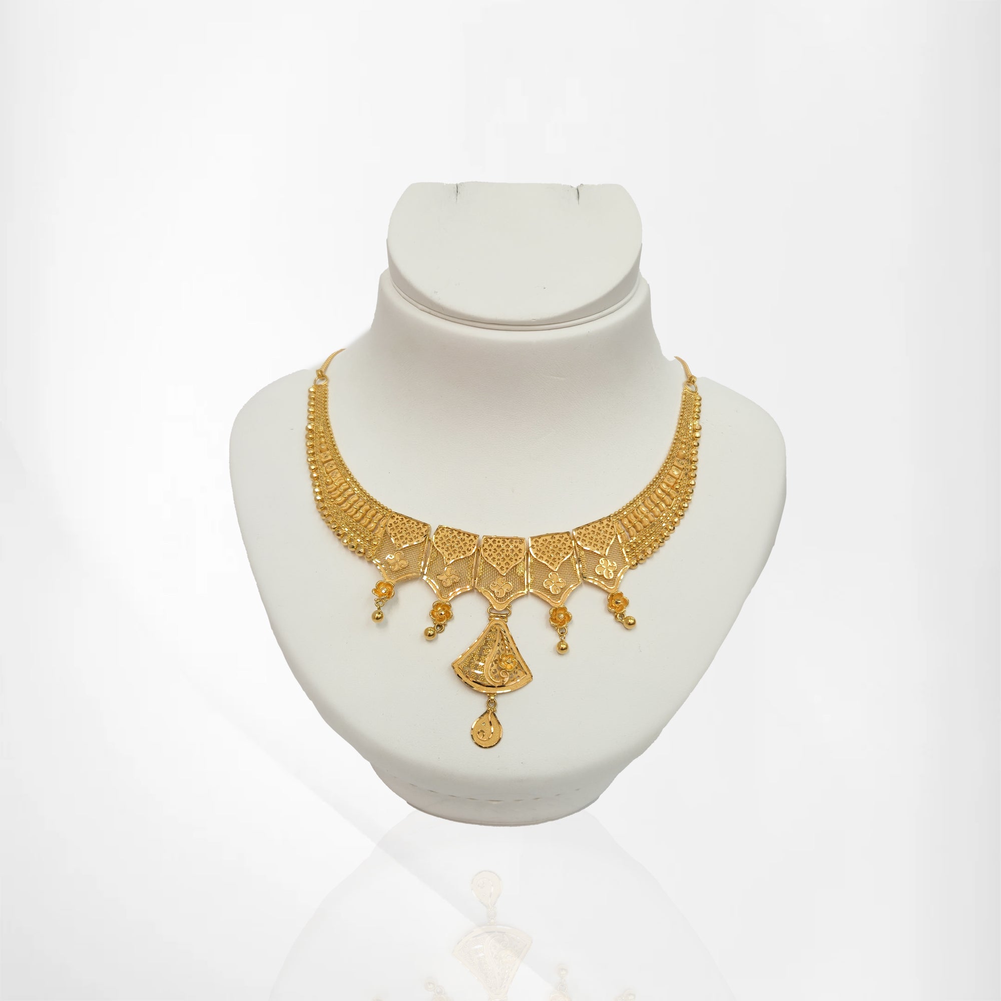 Classic Matte Finish Yellow Gold Set