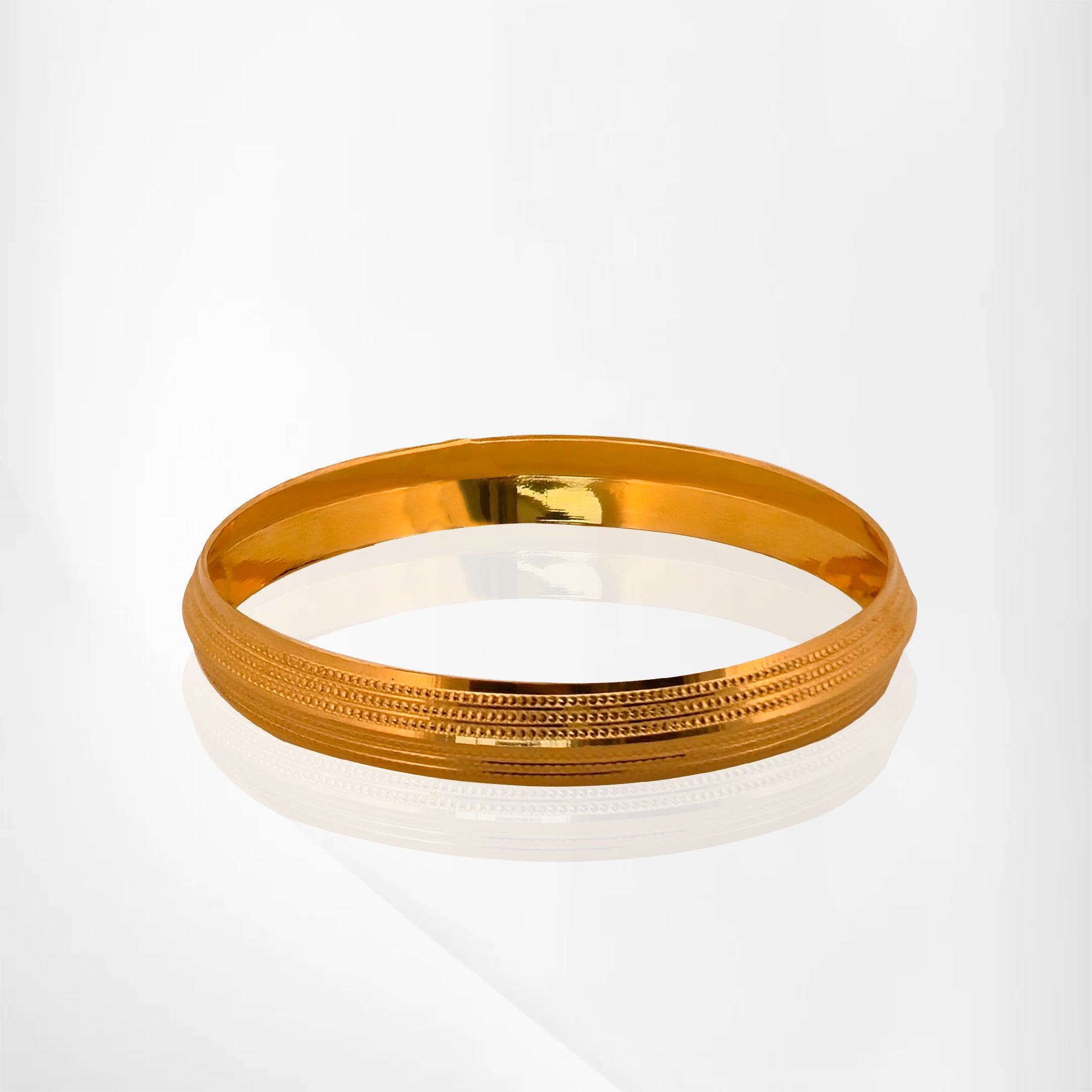 Kada with Dot Design – Trendy Gold Style