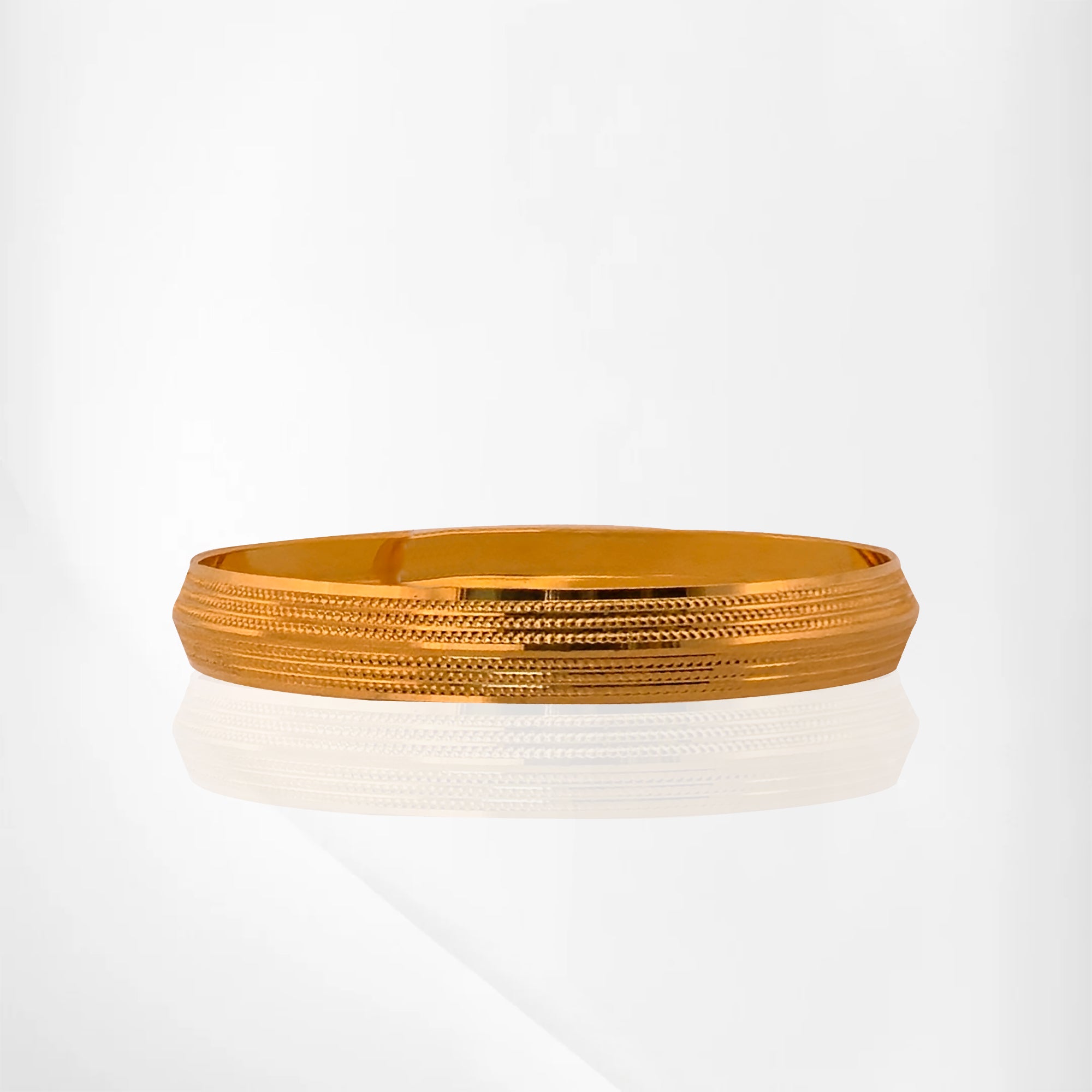 Kada with Dot Design – Trendy Gold Style