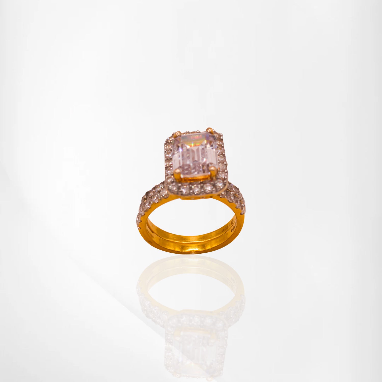 Two Souls, One Bond CZ Couple Ring