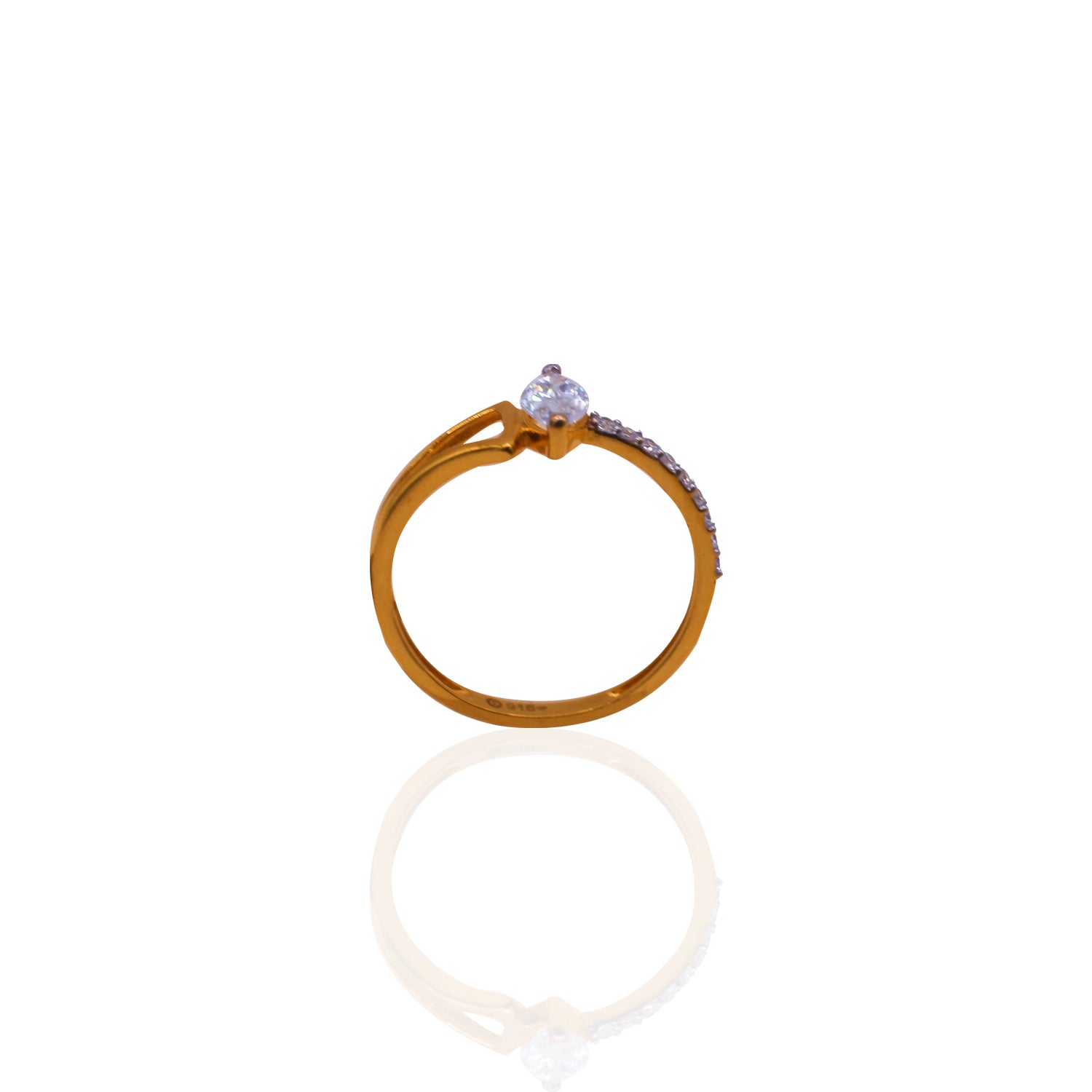 Diamond-Cut Radiance CZ Glam Ring